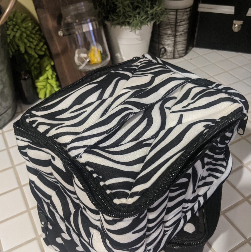 Essential Oil Case - Zebra Print